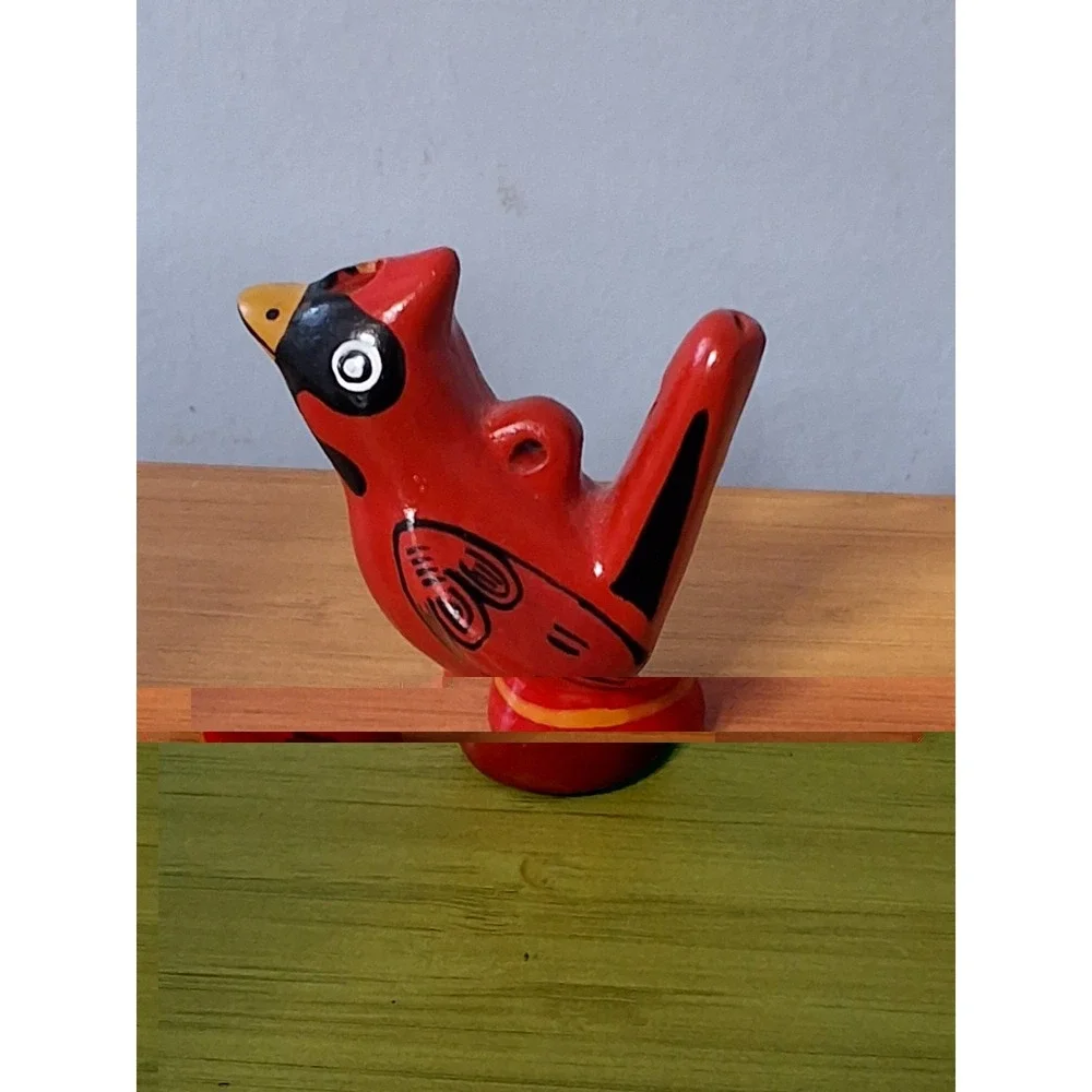 Vintage Peruvian Bird Water‎ Whistle, Hand-Painted VGVC!